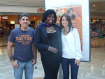 Al centro Marcia Sedoc con Francesca Grechi e Valter Vincenti